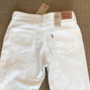 NEW Levi’s Jeans Skinny Denim White Mid-rise